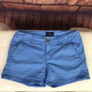 American Eagle Shortie Blue Shorts Size 2